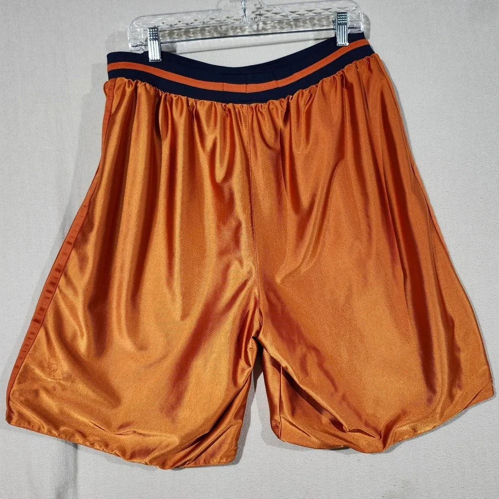 Nike Supreme Vintage Court‎ Basketball Shorts Mens Blue Orange Reversible Mesh M